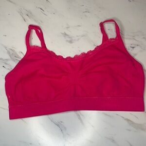 Seamless Bandeau Bra - small (Pink)💰🔥